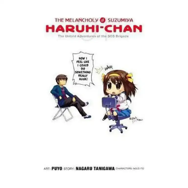 9780316089579 Haruhi Suzumiya: The Melancholy of Suzumiya Haruhi-Chan (Manga) Volume 01