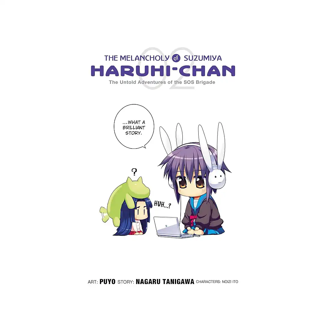 9780316089586 Haruhi Suzumiya: The Melancholy of Suzumiya Haruhi-Chan (Manga) Volume 02
