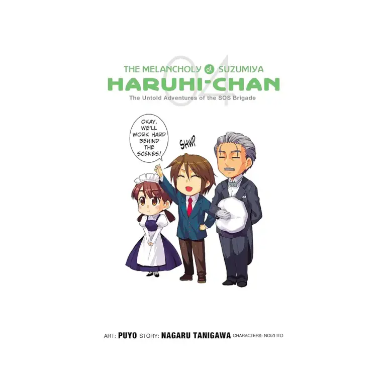 9780316195775 Haruhi Suzumiya: The Melancholy of Suzumiya Haruhi-Chan (Manga) Volume 04