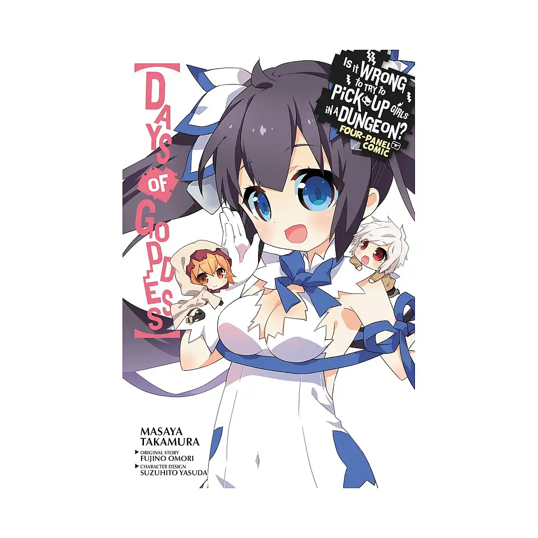 9780316480130 Is It Wrong to Try to Pick Up Girls in a Dungeon? Four-Panel Comic: Days of Goddess (Manga)