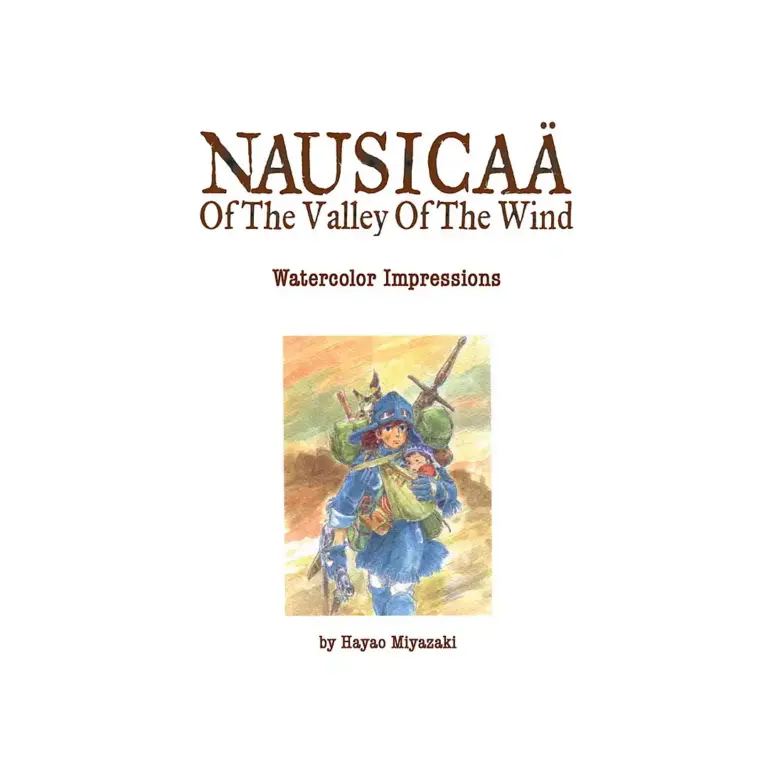 9781421514994 Nausicaa of the Valley of the Wind: Watercolor Impressions (Illustration Book)