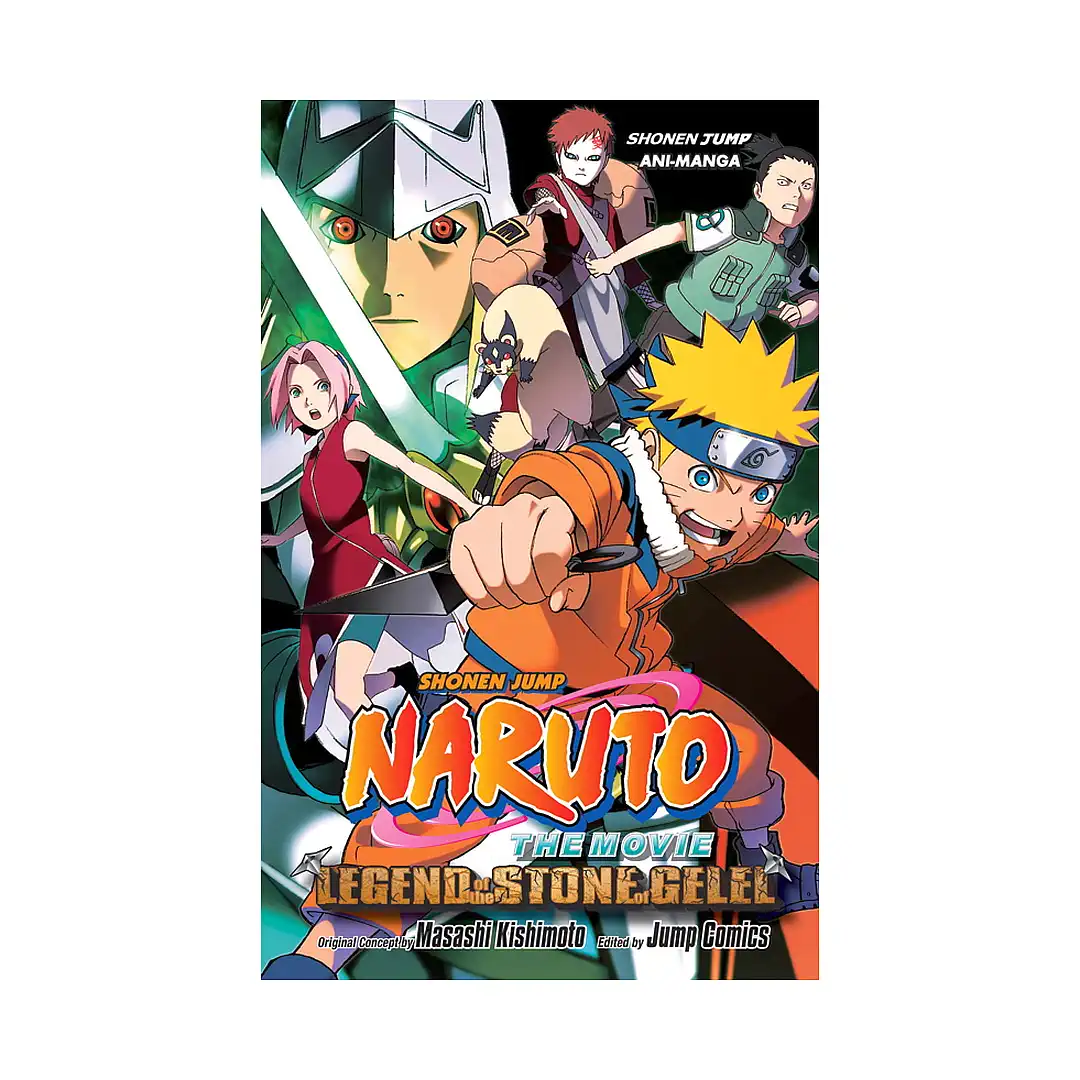 Naruto the Movie Ani-Manga: Legend of the Stone of Gelel (Manga) Volume 02
