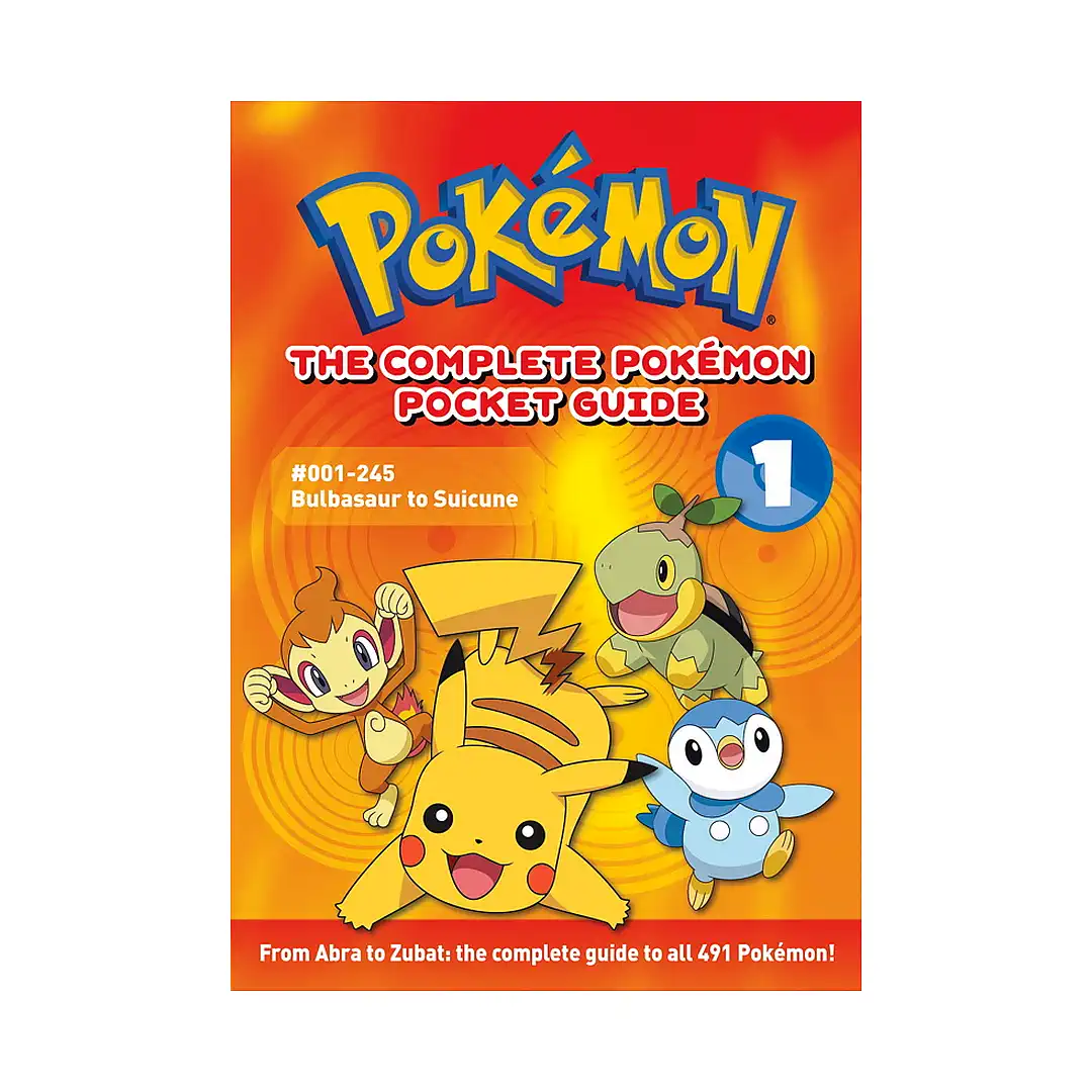 9781421523255 Pokemon: The Complete Pokemon Pocket Guide (1st Edition) (Manga) Volume 01