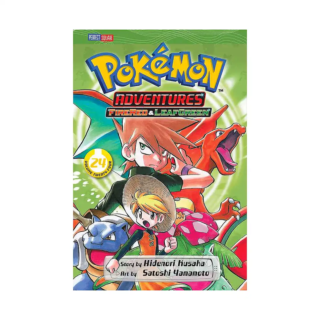9781421535586 Pokemon Adventures: #24 Firered and Leafgreen (Manga) Volume 24