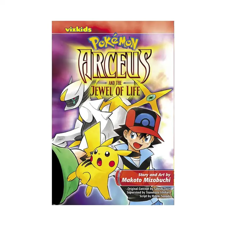 9781421538020 Pokemon The Movie: Arceus And The Jewel of Life (Manga)