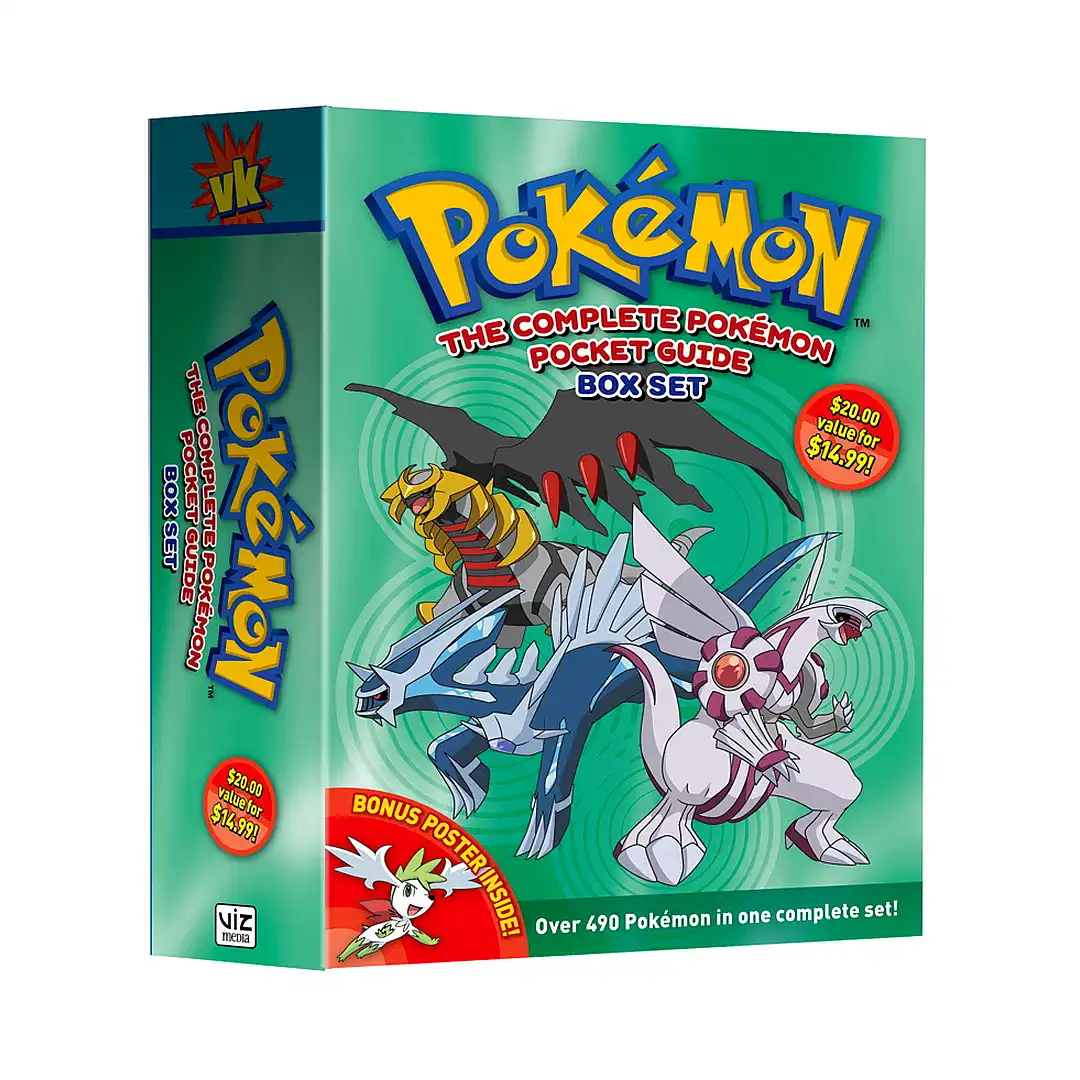9781421539188 Pokemon: The Complete Pokemon Pocket Guide (1st Edition): Complete Box Set