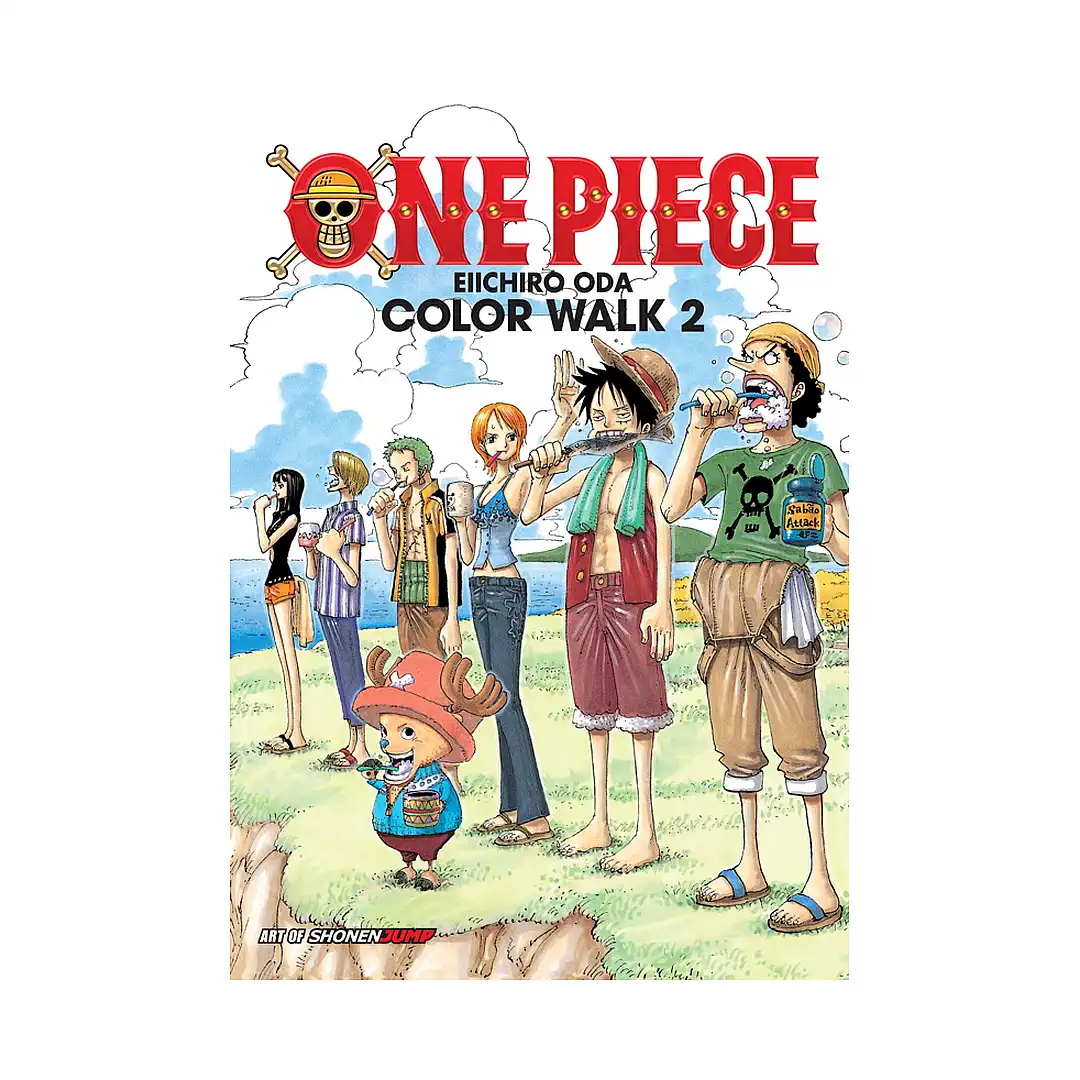 9781421541136 One Piece Color Walk Art Book (Illustration Book) Volume 02