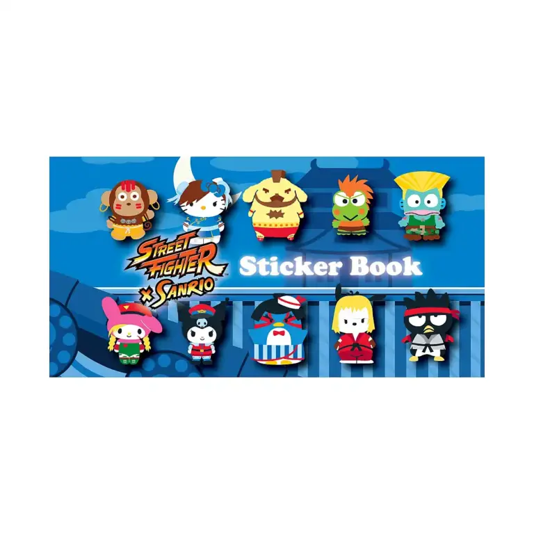 Street Fighter X Sanrio Sticker Book (Activity Book)