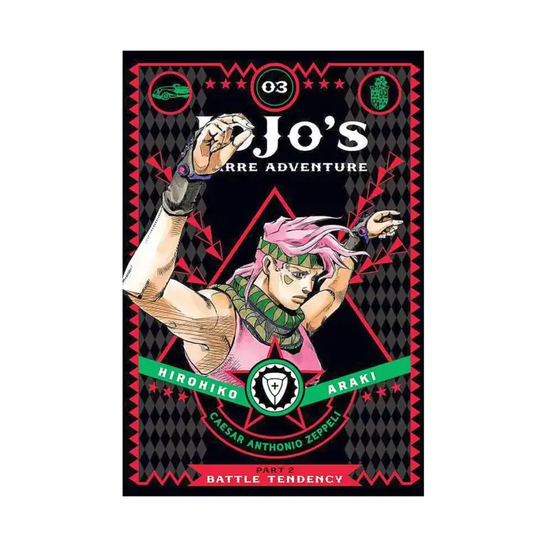 9781421578842 Jojo's Bizarre Adventure: Part 2--Battle Tendency (Manga) Volume 03