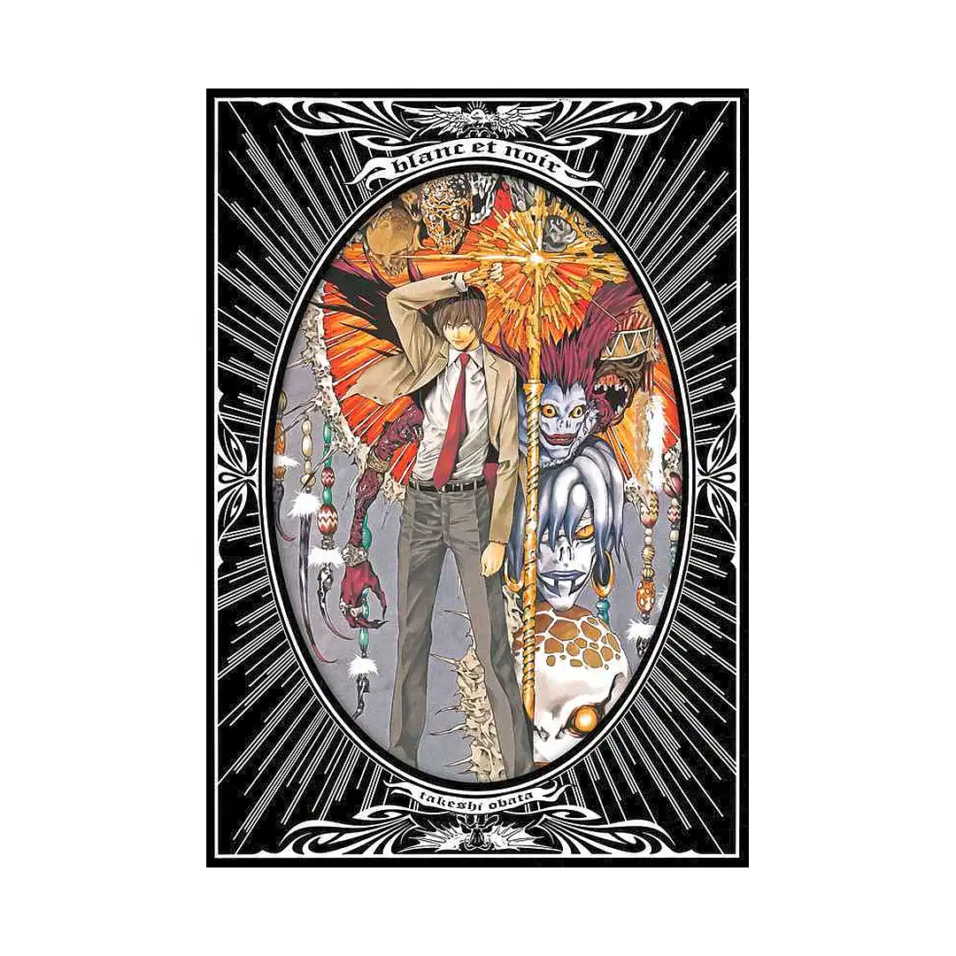 9781421586274 Blanc Et Noir: Takeshi Obata Illustrations (Illustration Book)