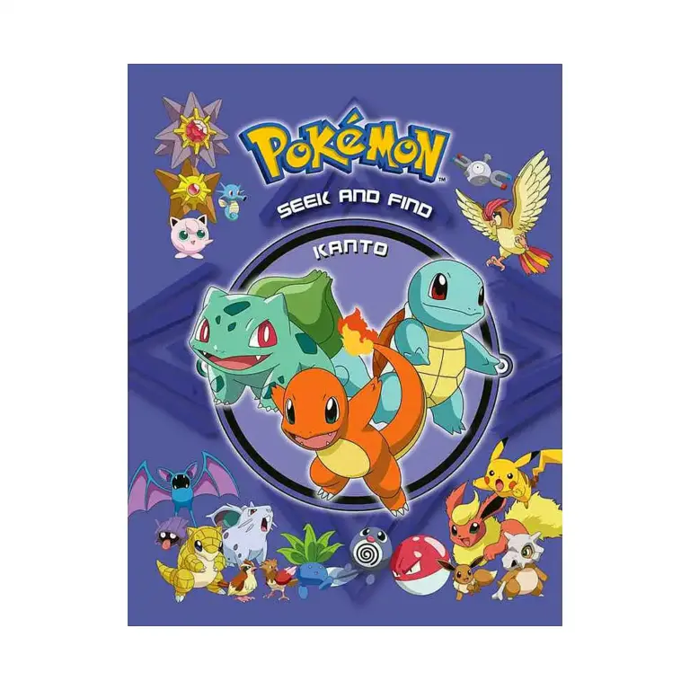 9781421598109 Pokemon Seek and Find: Kanto (Activity Book)