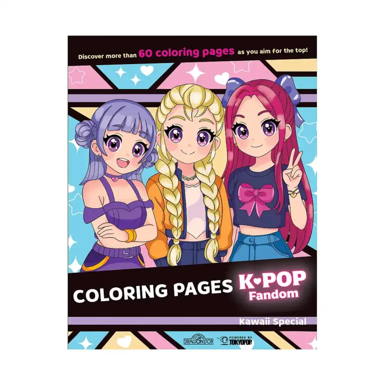 K-Pop Fandom Coloring Pages: Kawaii Special (Activity Book)