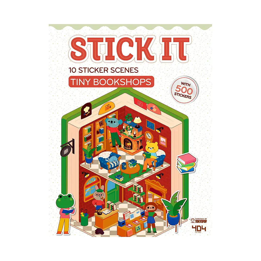 Stick It: Tiny Bookshops (Activity Book)