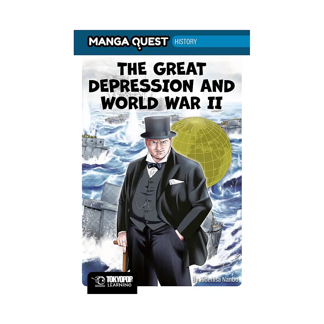 Manga Quest: History: The Great Depression and WWII (Hardcover)