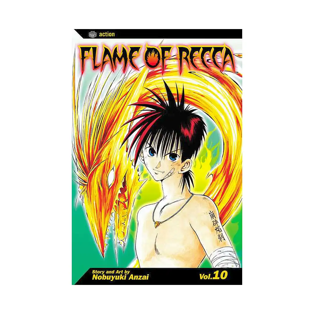 9781591166368 Flame of Recca (Manga) Volume 10