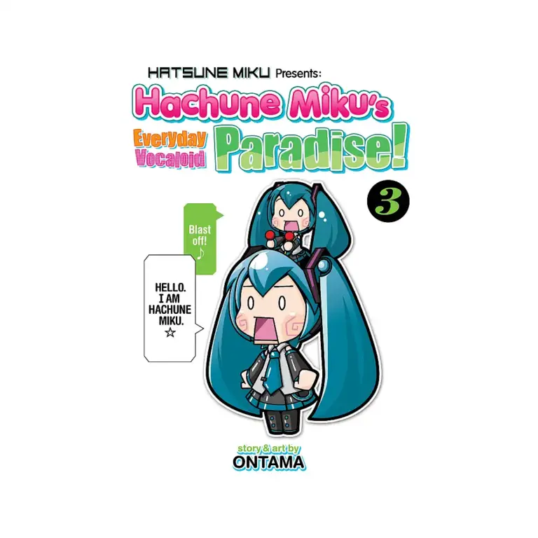 Hatsune Miku Presents: Hachune Miku's Everyday Vocaloid Paradise (Manga) Volume 03
