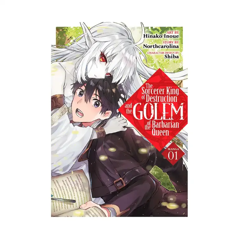 9781645058625 The Sorcerer King of Destruction and the Golem of the Barbarian Queen (Manga) Volume 01