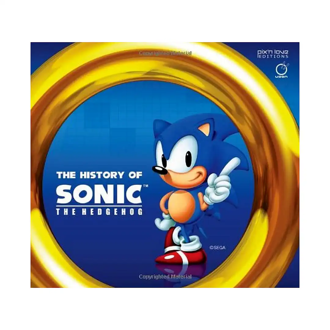 9781926778563 The History of Sonic the Hedgehog (Hardcover) (Guide Book)