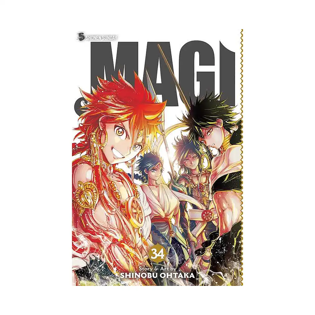 9781974700226 Magi: The Labyrinth of Magic (Manga) Volume 34