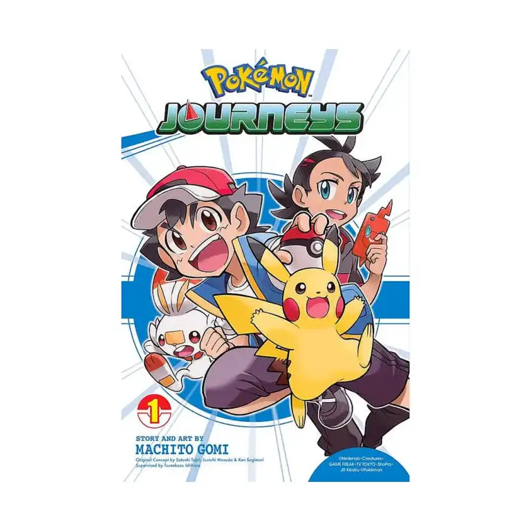 9781974725748 Pokemon Journeys (Manga) Volume 01