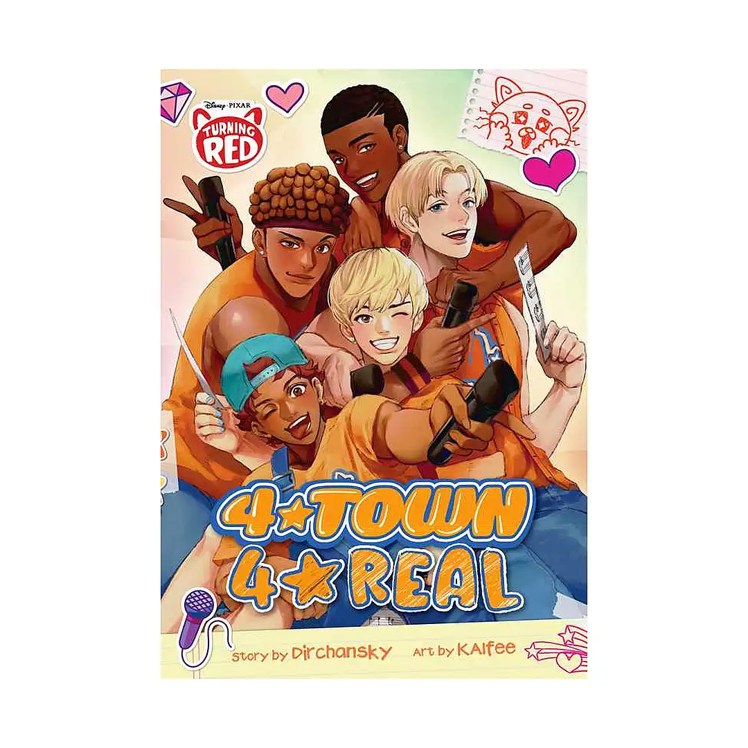 9781974734795 Disney and Pixar's Turning Red: 4*Town 4*Real (Manga)