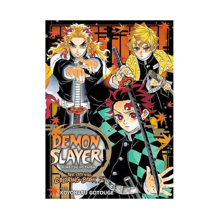 9781974738977 Demon Slayer: Kimetsu No Yaiba: The Official Coloring Book (Activity Book) Volume 02