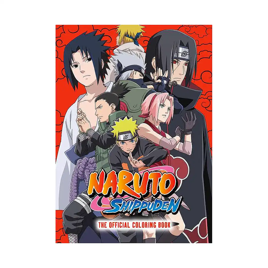 9781974740932 Naruto Shippuden: The Official Coloring Book (Activity Book)