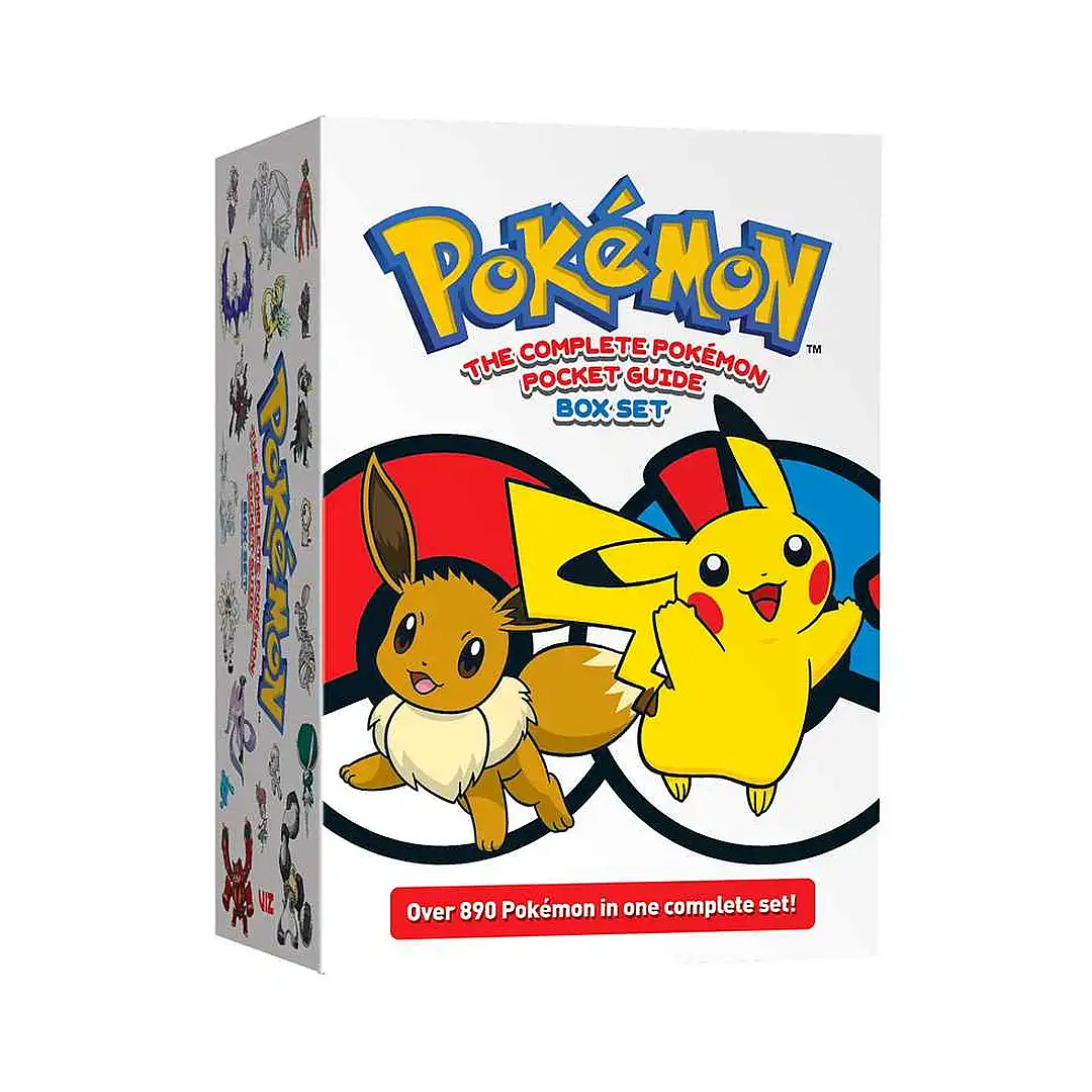 9781974741205 Pokemon: The Complete Pokemon Pocket Guide Box Set