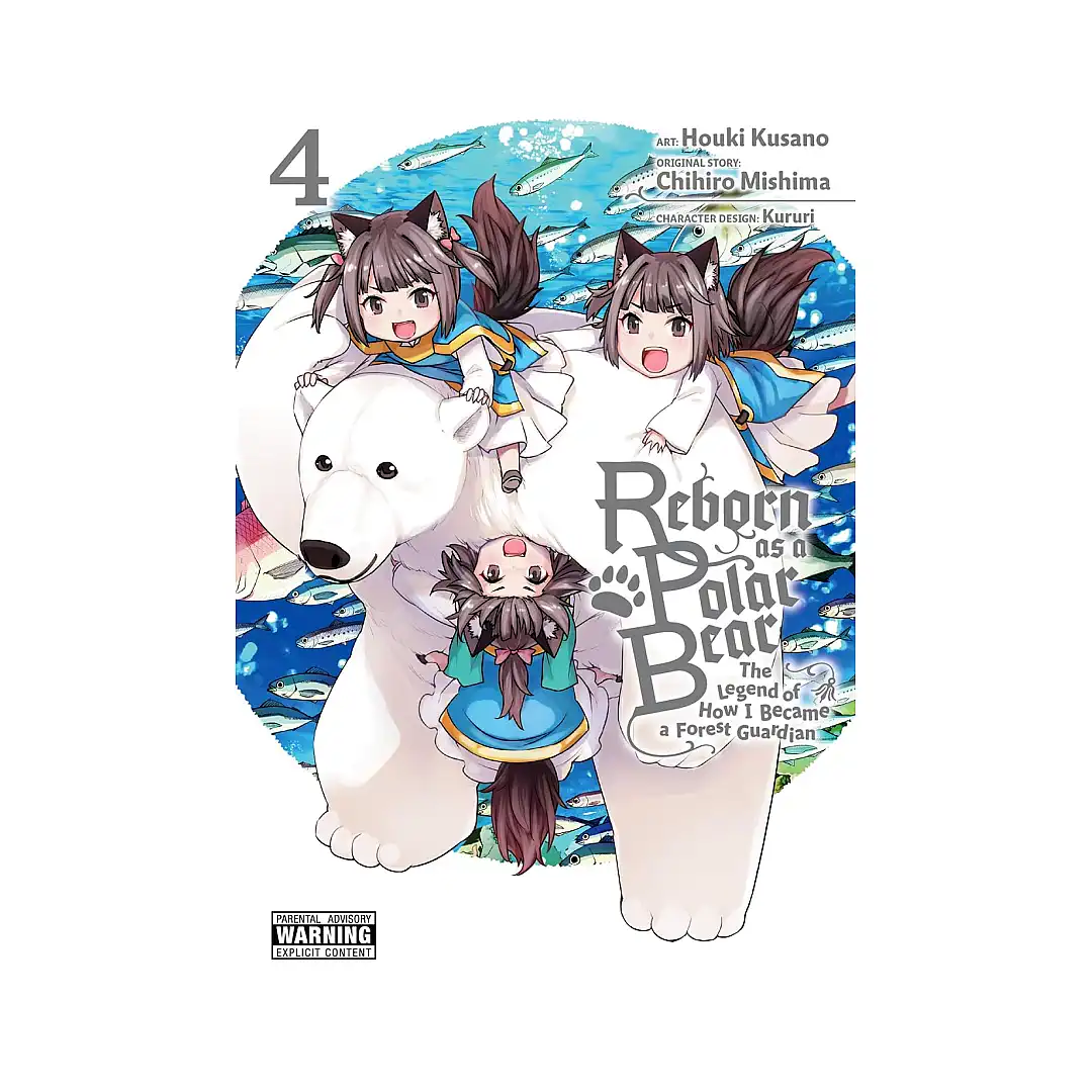 9781975313241 Reborn as a Polar Bear: The Legend of How I Became a Forest Guardian (Manga) Volume 04