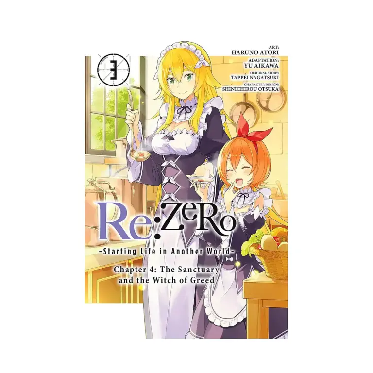 9781975339937 RE: Zero - Starting Life in Another World, Chapter 4: The Sanctuary and the Witch of Greed (Manga) Volume 03