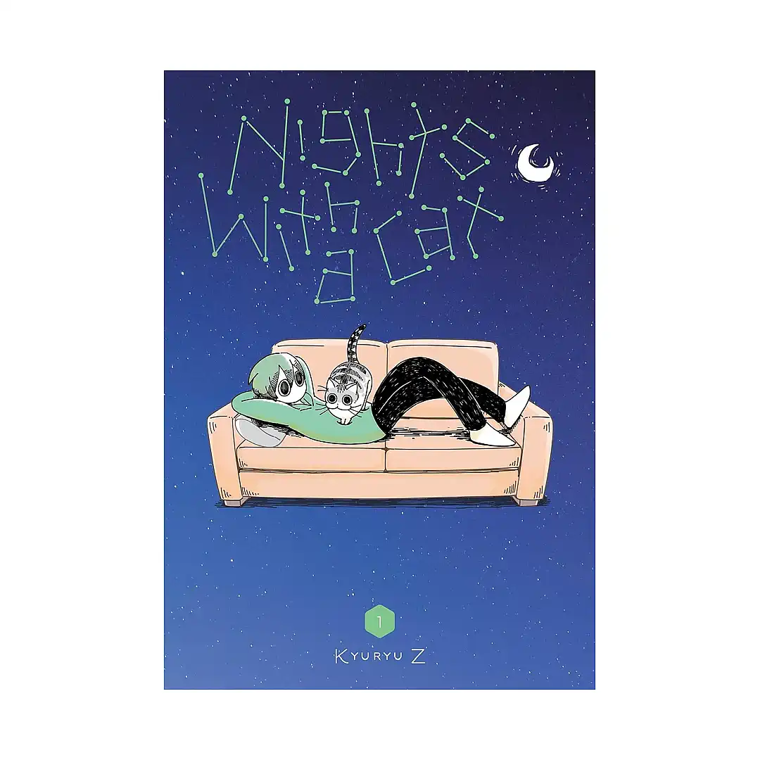 9781975341695 Nights with a Cat (Manga) Volume 01