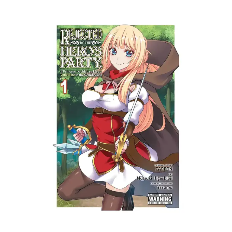 9781975371395 Rejected by the Hero's Party, a Princess Decided to Live a Quiet Life in the Countryside (Manga) Volume 01