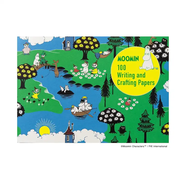 Moomin 100 Writing & Crafting Papers (Illustration Book)