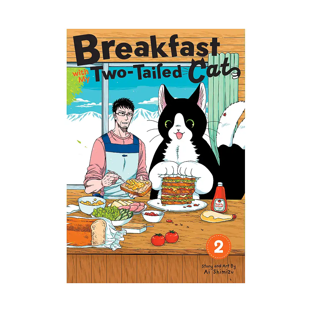 9798888437650 Breakfast with My Two-Tailed Cat (Manga) Volume 02