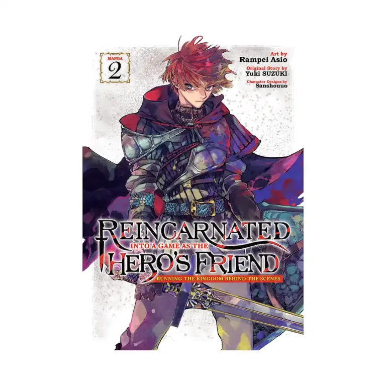 9798888437926 Reincarnated Into a Game as the Hero's Friend: Running the Kingdom Behind the Scenes (Manga) Volume 02