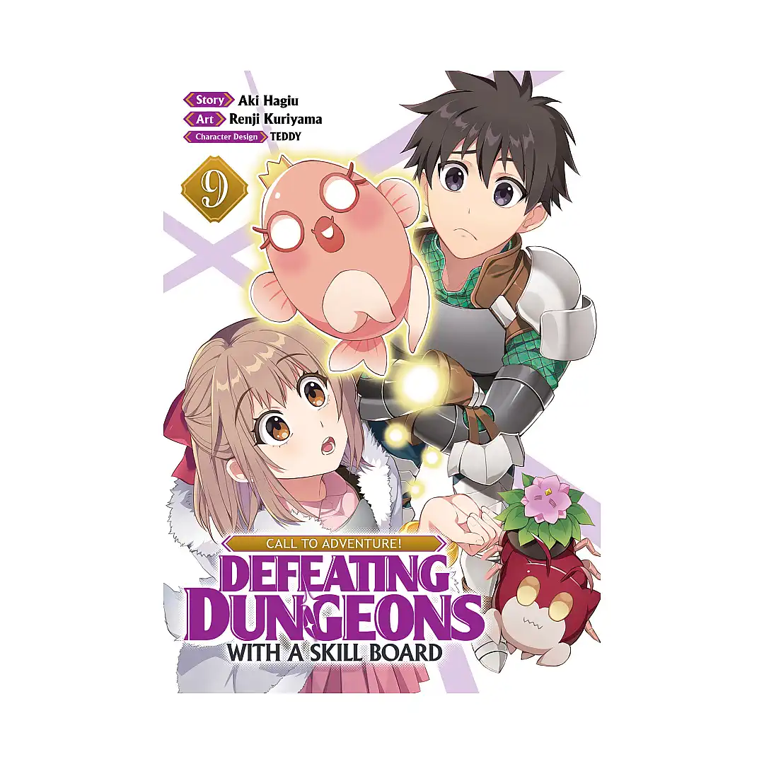 9798891607538 Call to Adventure! Defeating Dungeons with a Skill Board (Manga) Volume 09