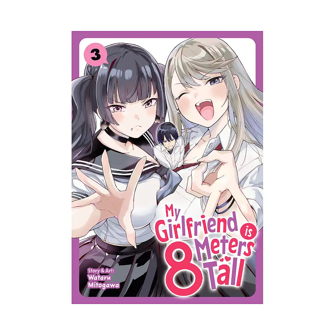 9798893736908 My Girlfriend Is 8 Meters Tall (Manga) Volume 03