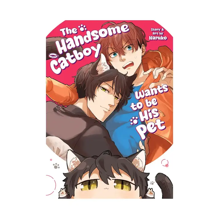 9798895610909 The Handsome Catboy Wants to Be His Pet (Manga)